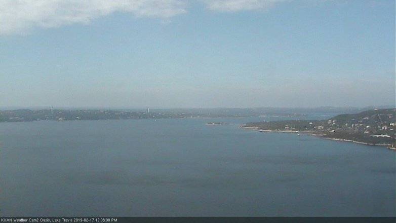 Lake Travis webcam, February 17, 2019 11:10 AM CT