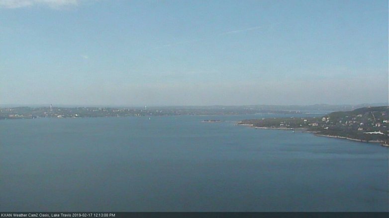 Lake Travis webcam, February 17, 2019 11:15 AM CT