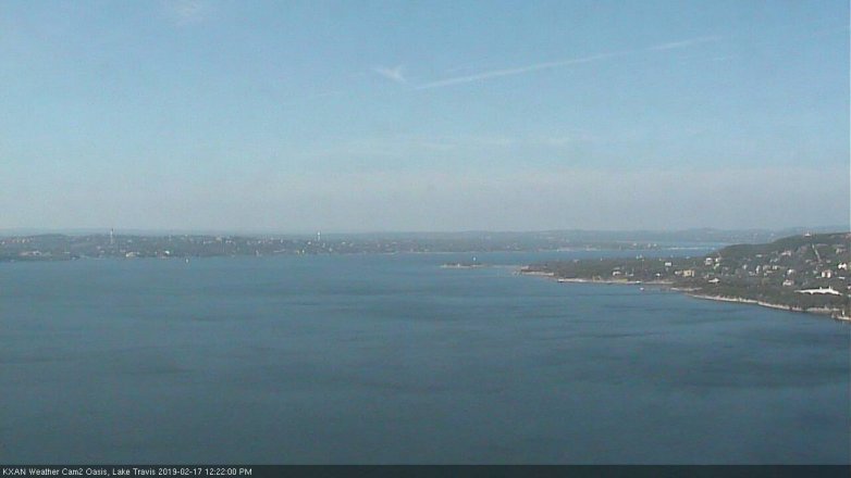 Lake Travis webcam, February 17, 2019 11:25 AM CT