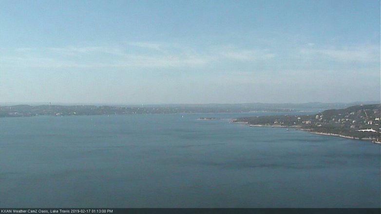 Lake Travis webcam, February 17, 2019 12:15 PM CT
