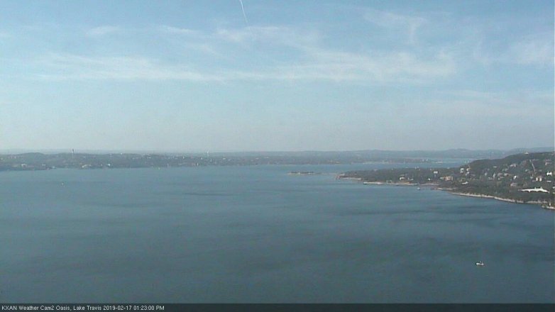 Lake Travis webcam, February 17, 2019 12:25 PM CT