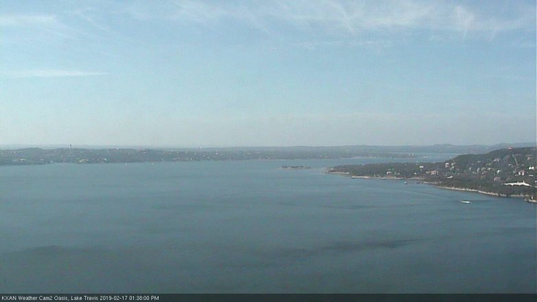 Lake Travis webcam, February 17, 2019 12:40 PM CT