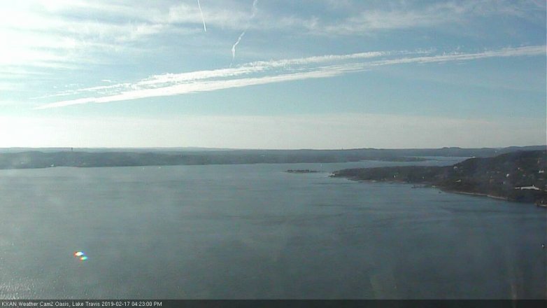 Lake Travis webcam, February 17, 2019 3:25 PM CT