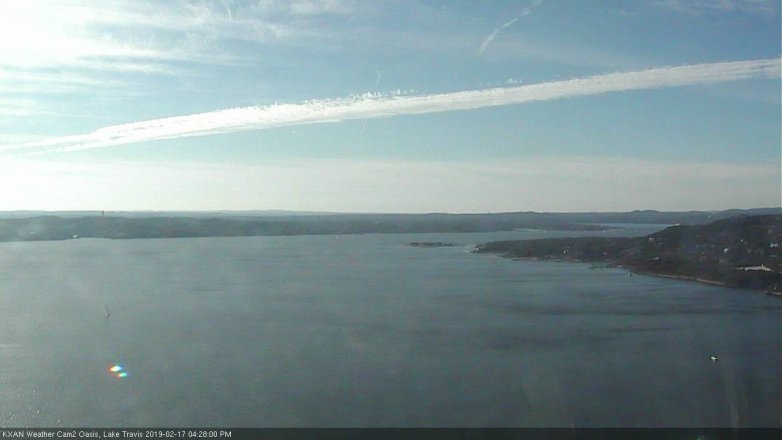 Lake Travis webcam, February 17, 2019 3:30 PM CT