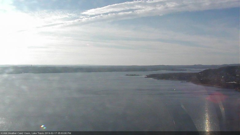 Lake Travis webcam, February 17, 2019 4:05 PM CT