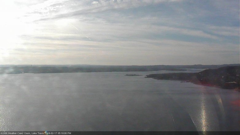 Lake Travis webcam, February 17, 2019 4:20 PM CT