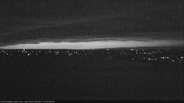 Lake Travis webcam, February 17, 2019 6:10 PM CT