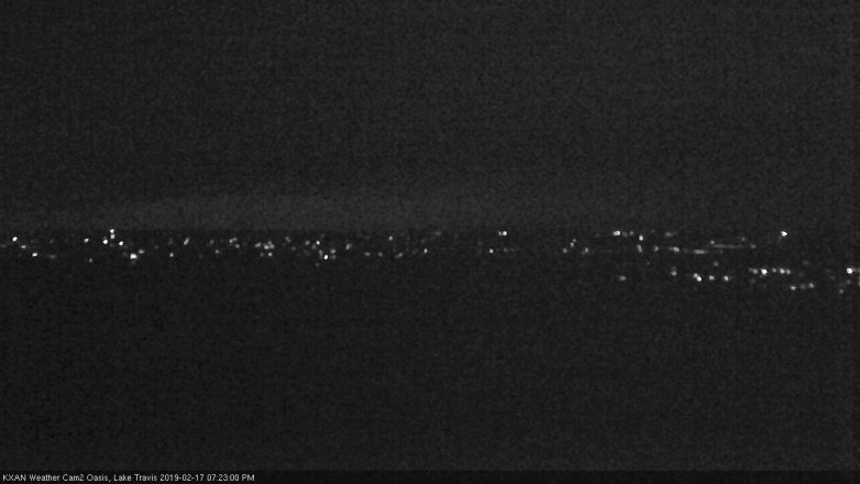 Lake Travis webcam, February 17, 2019 6:25 PM CT