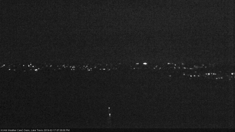 Lake Travis webcam, February 17, 2019 6:40 PM CT