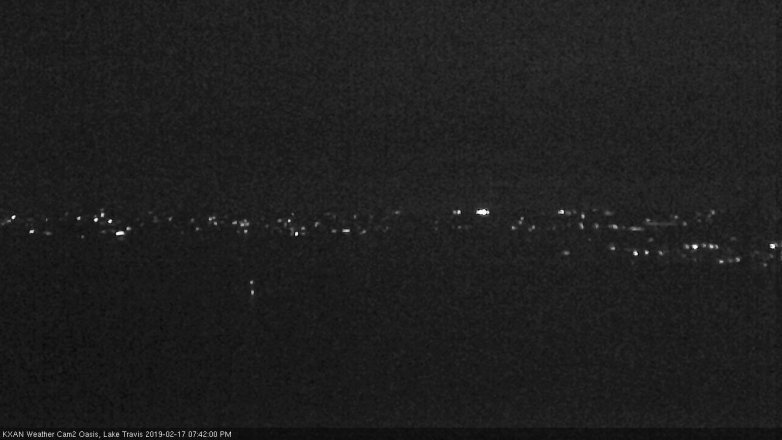 Lake Travis webcam, February 17, 2019 6:45 PM CT