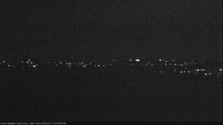 Lake Travis webcam, February 17, 2019 6:55 PM CT