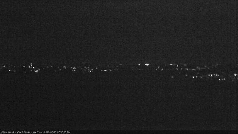 Lake Travis webcam, February 17, 2019 7:00 PM CT