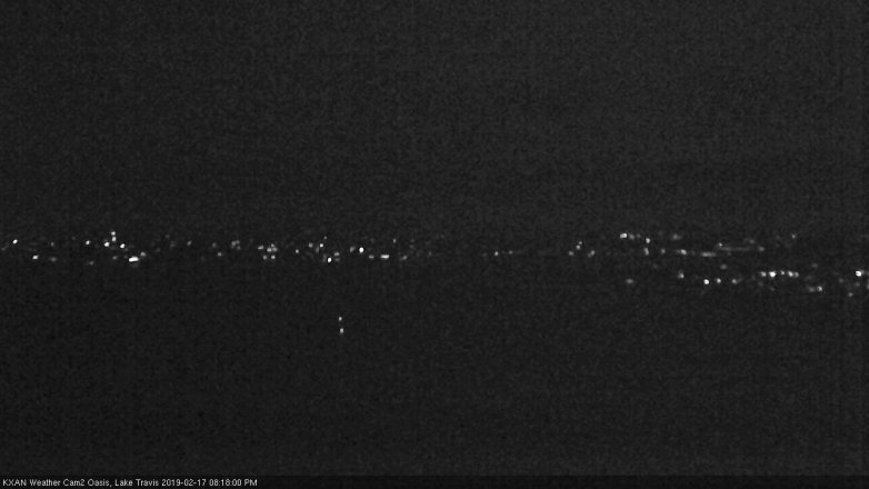 Lake Travis webcam, February 17, 2019 7:20 PM CT