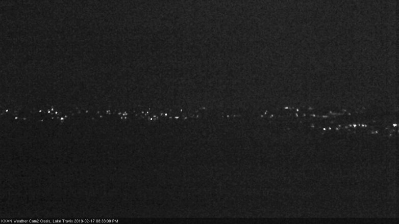 Lake Travis webcam, February 17, 2019 7:35 PM CT