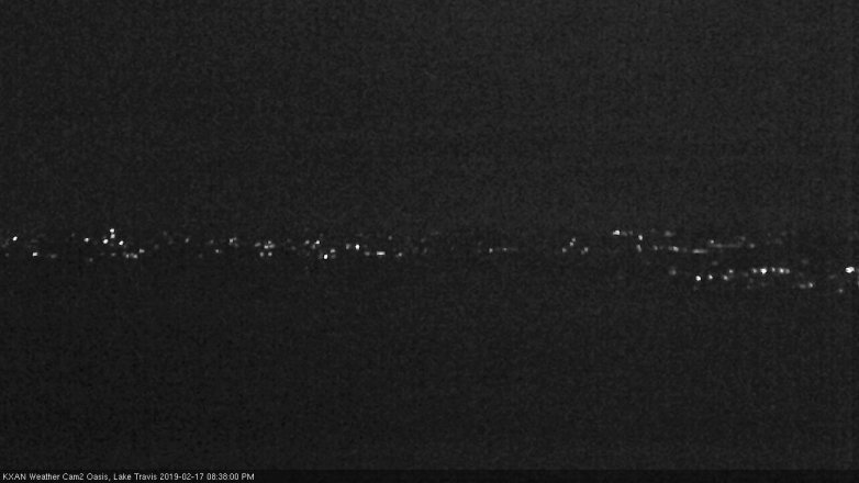 Lake Travis webcam, February 17, 2019 7:40 PM CT