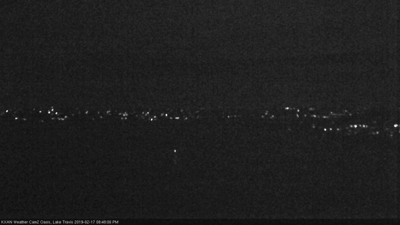 Lake Travis webcam, February 17, 2019 7:50 PM CT