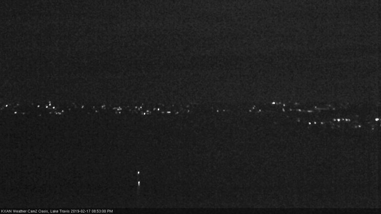 Lake Travis webcam, February 17, 2019 7:55 PM CT