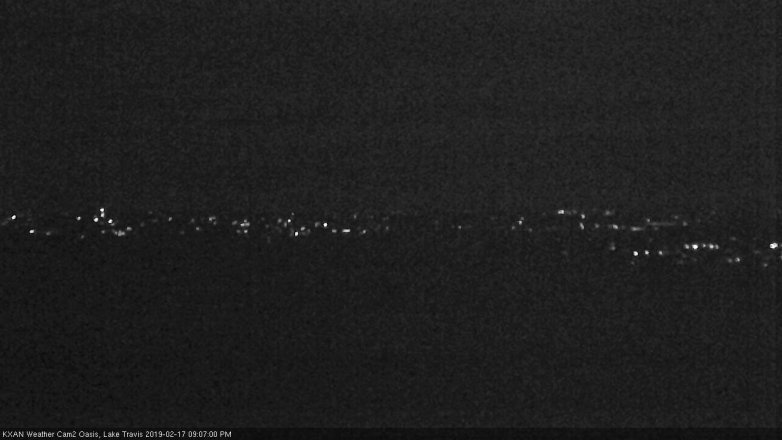 Lake Travis webcam, February 17, 2019 8:10 PM CT