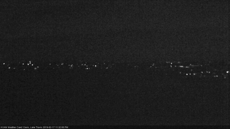 Lake Travis webcam, February 17, 2019 10:35 PM CT
