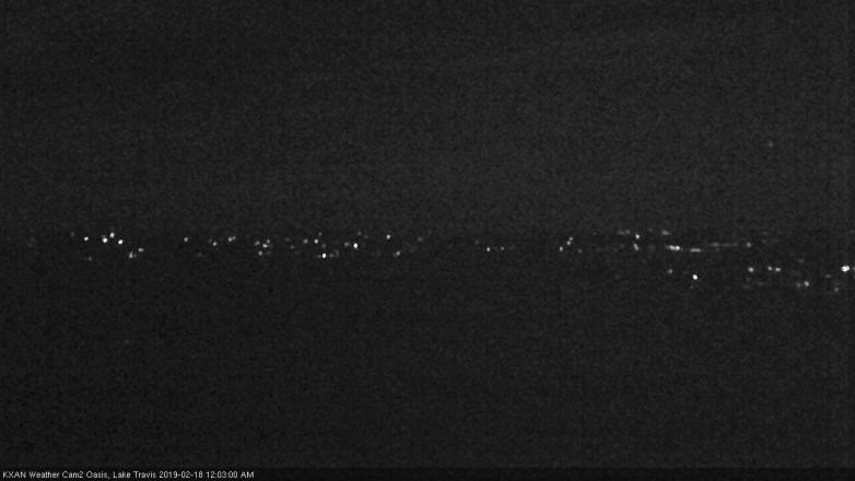 Lake Travis webcam, February 17, 2019 11:05 PM CT