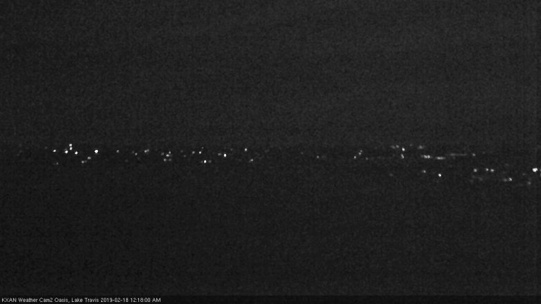 Lake Travis webcam, February 17, 2019 11:20 PM CT