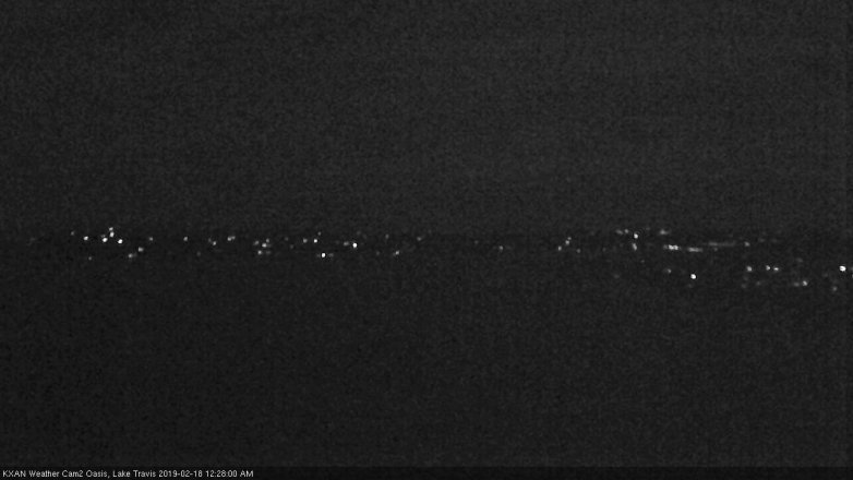 Lake Travis webcam, February 17, 2019 11:30 PM CT