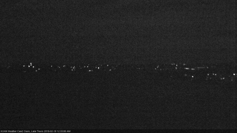 Lake Travis webcam, February 17, 2019 11:35 PM CT