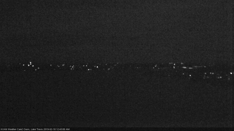 Lake Travis webcam, February 17, 2019 11:45 PM CT