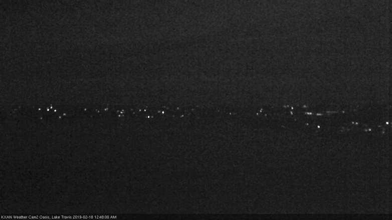 Lake Travis webcam, February 17, 2019 11:50 PM CT