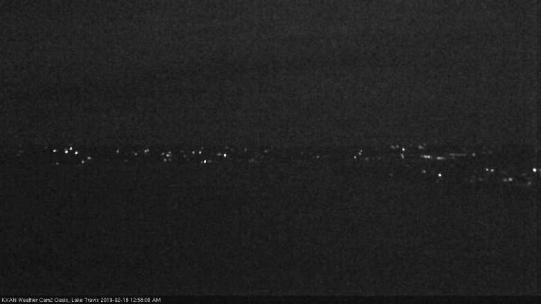 Lake Travis webcam, February 17, 2019 12:00 AM CT