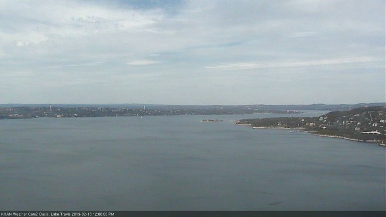 Lake Travis webcam, February 18, 2019 11:10 AM CT