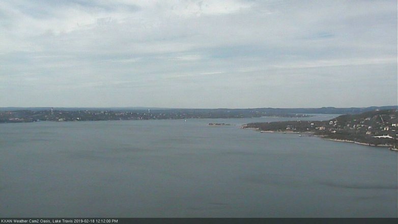 Lake Travis webcam, February 18, 2019 11:15 AM CT