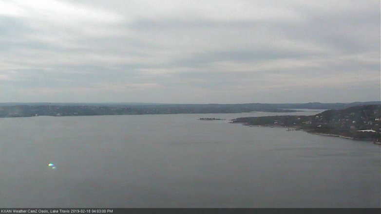 Lake Travis webcam, February 18, 2019 3:05 PM CT