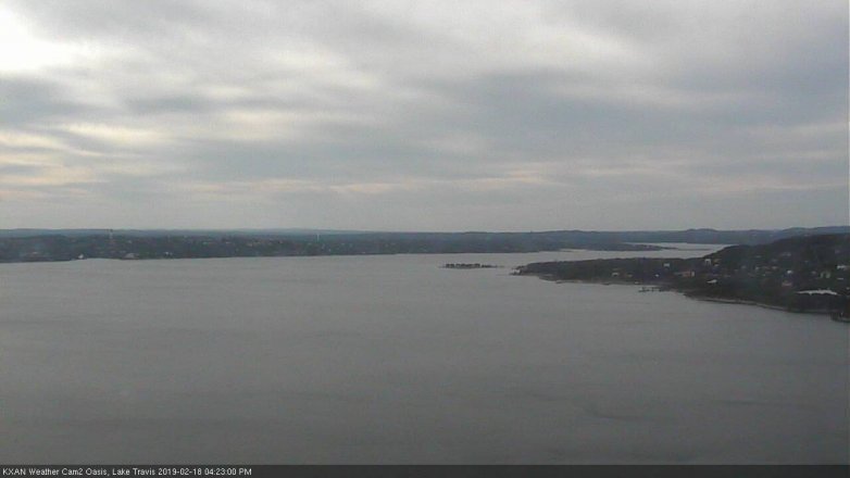 Lake Travis webcam, February 18, 2019 3:25 PM CT