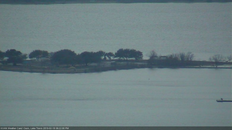 Lake Travis webcam, February 18, 2019 5:25 PM CT