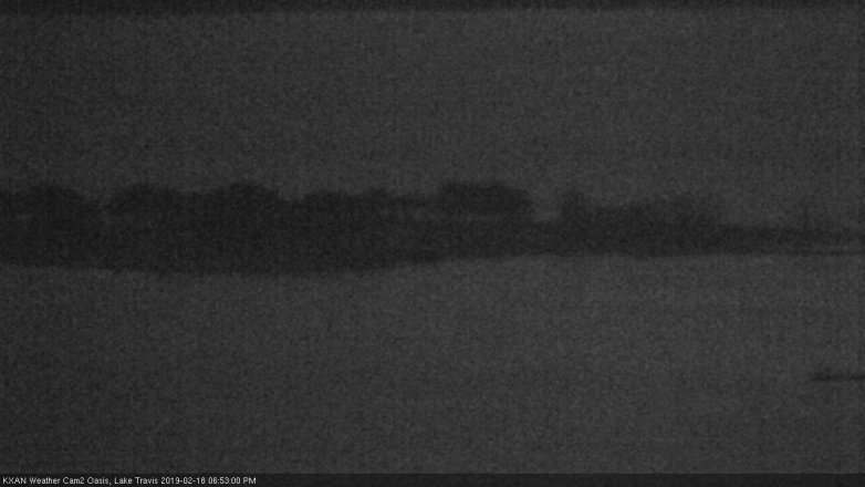 Lake Travis webcam, February 18, 2019 5:55 PM CT