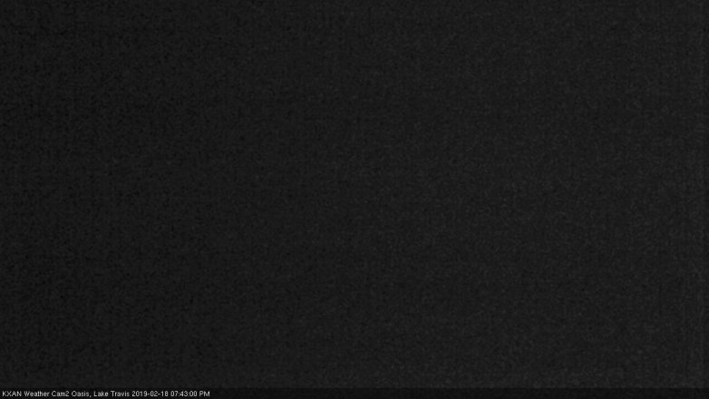 Lake Travis webcam, February 18, 2019 6:45 PM CT