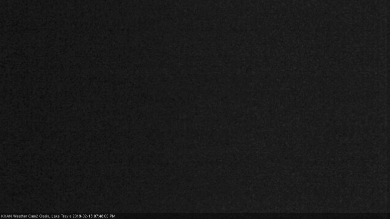 Lake Travis webcam, February 18, 2019 6:50 PM CT