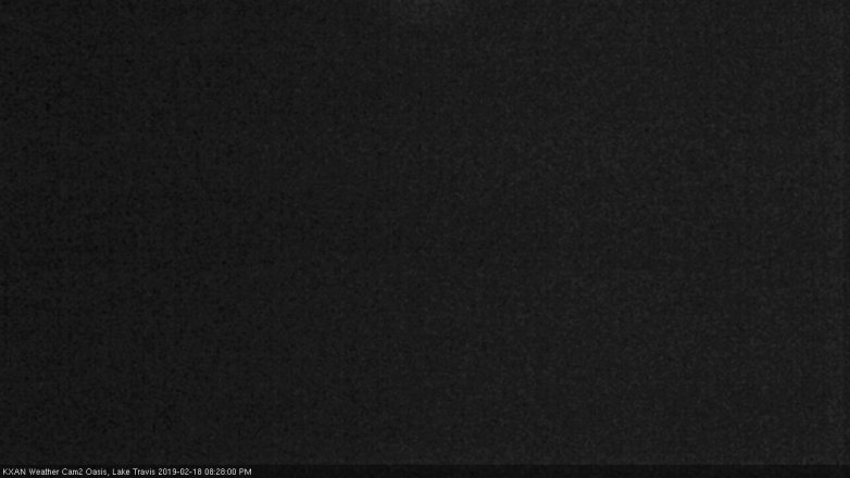 Lake Travis webcam, February 18, 2019 7:30 PM CT