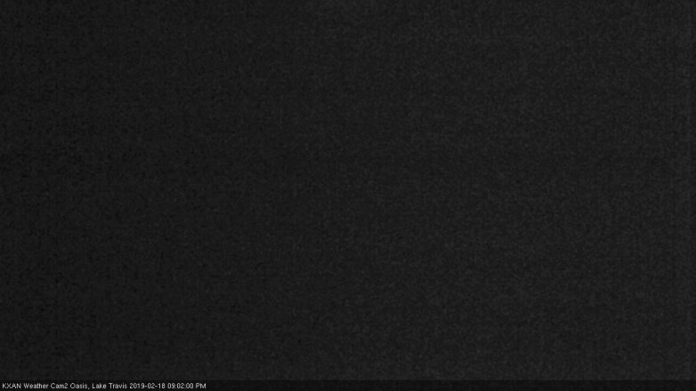 Lake Travis webcam, February 18, 2019 8:05 PM CT