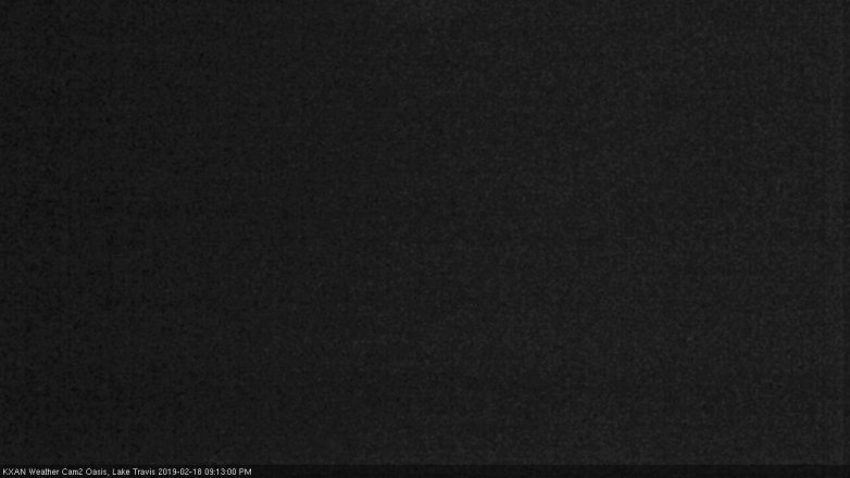 Lake Travis webcam, February 18, 2019 8:15 PM CT