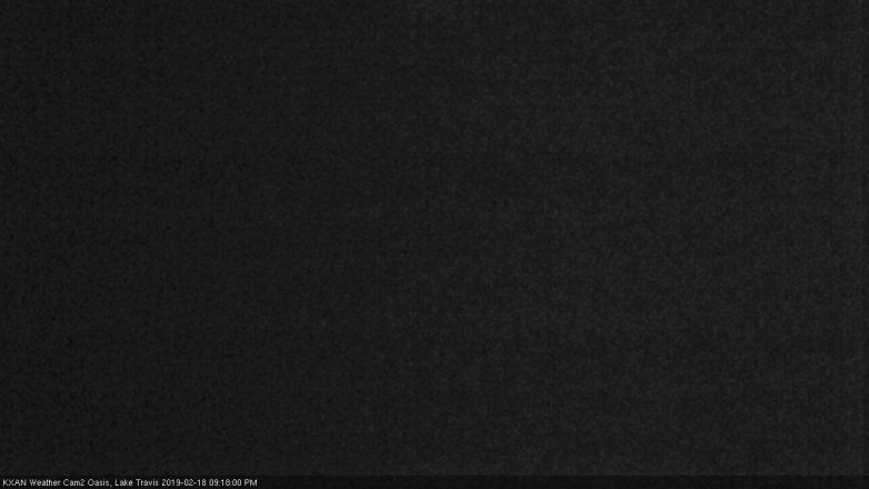 Lake Travis webcam, February 18, 2019 8:20 PM CT