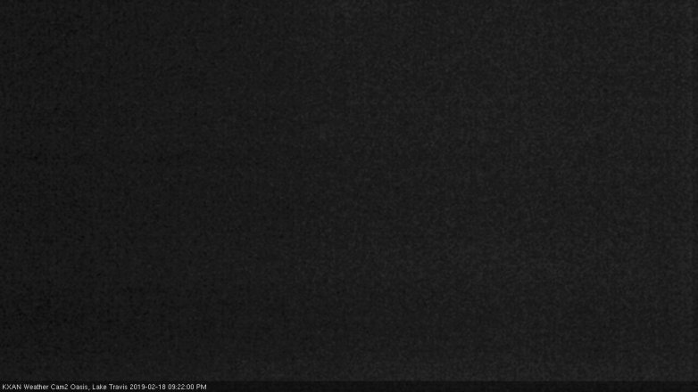 Lake Travis webcam, February 18, 2019 8:25 PM CT