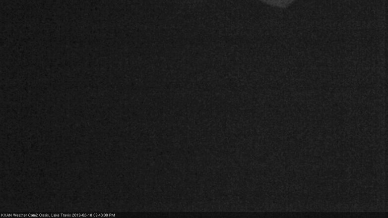 Lake Travis webcam, February 18, 2019 8:45 PM CT