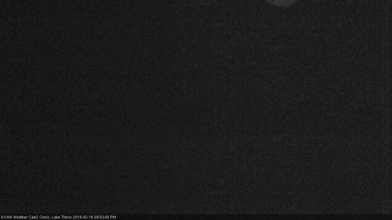Lake Travis webcam, February 18, 2019 8:55 PM CT