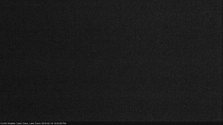 Lake Travis webcam, February 18, 2019 9:05 PM CT