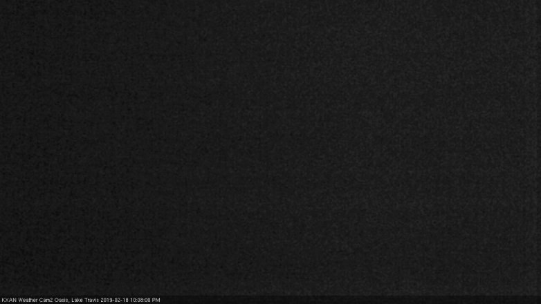 Lake Travis webcam, February 18, 2019 9:10 PM CT