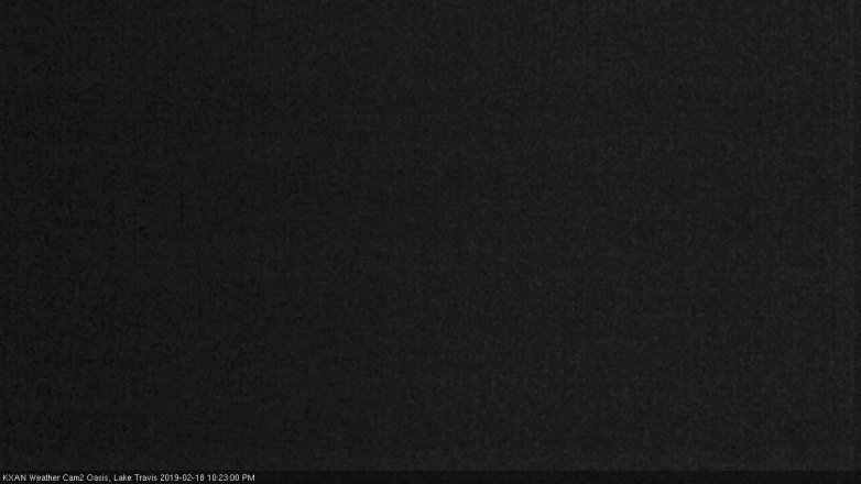 Lake Travis webcam, February 18, 2019 9:25 PM CT