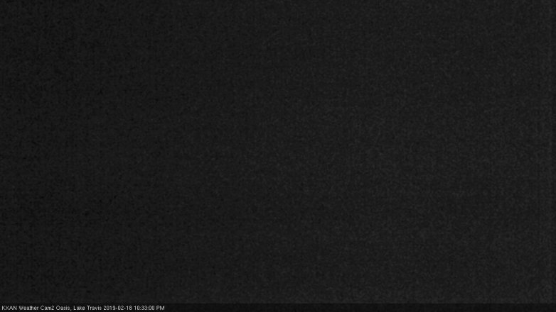 Lake Travis webcam, February 18, 2019 9:35 PM CT