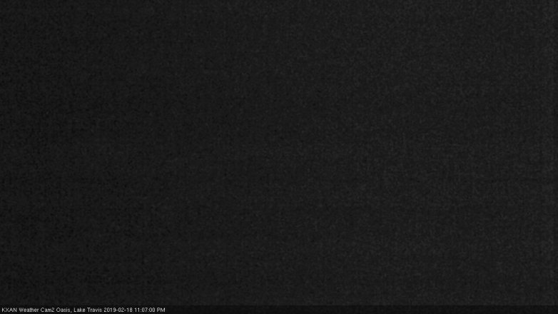 Lake Travis webcam, February 18, 2019 10:10 PM CT